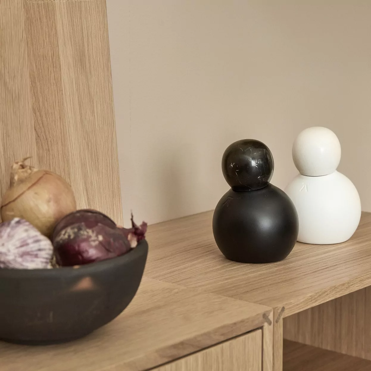 Młynek do soli i pieprzu desinrski Natural Home Decor