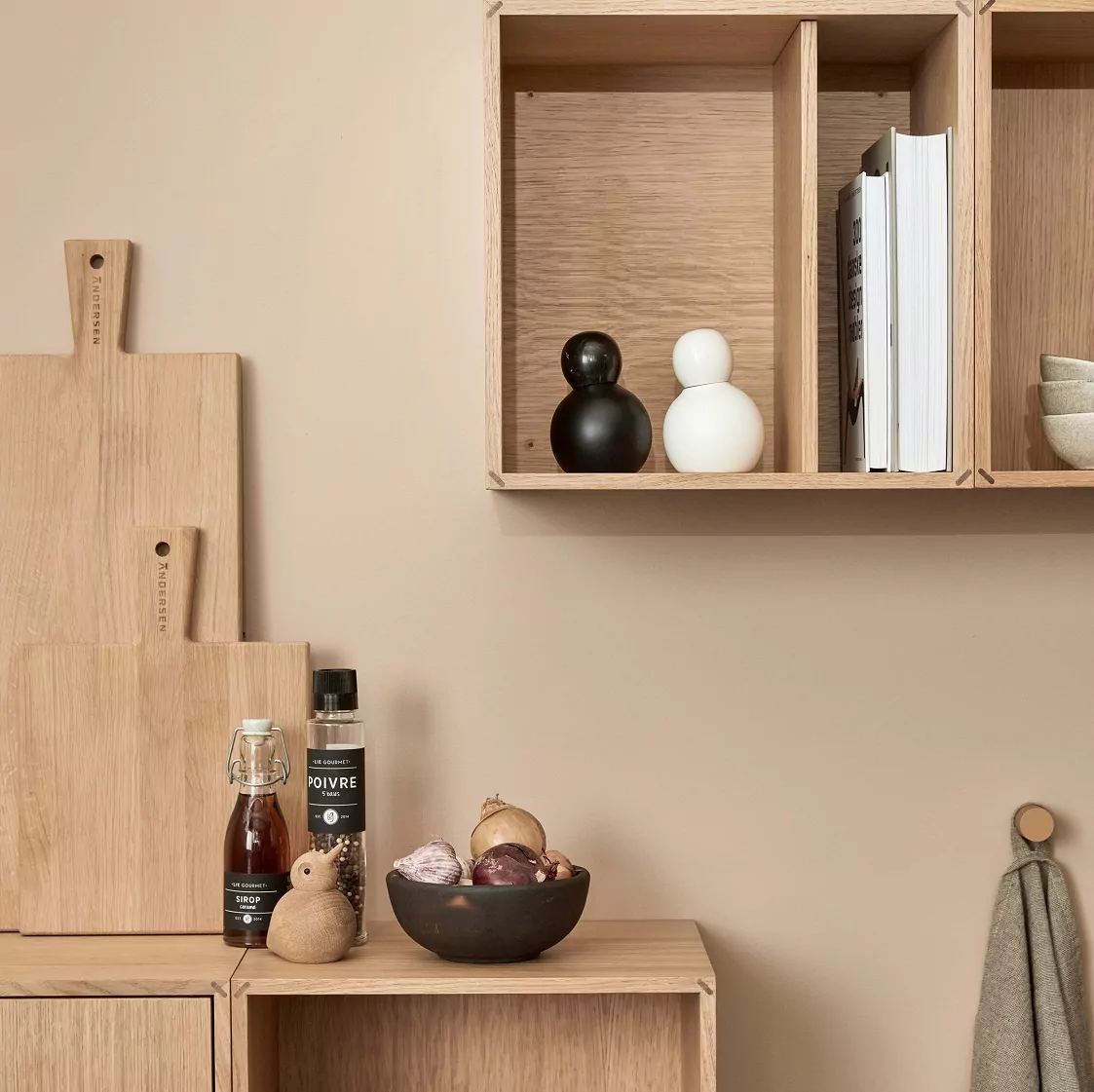 Młynek do soli i pieprzu desinrski Natural Home Decor
