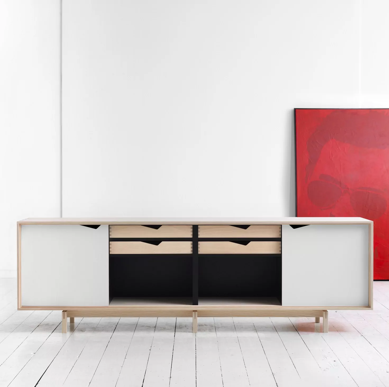 Nowoczesna komoda drewniana S1 Andersen Furniture Natural Home Decor