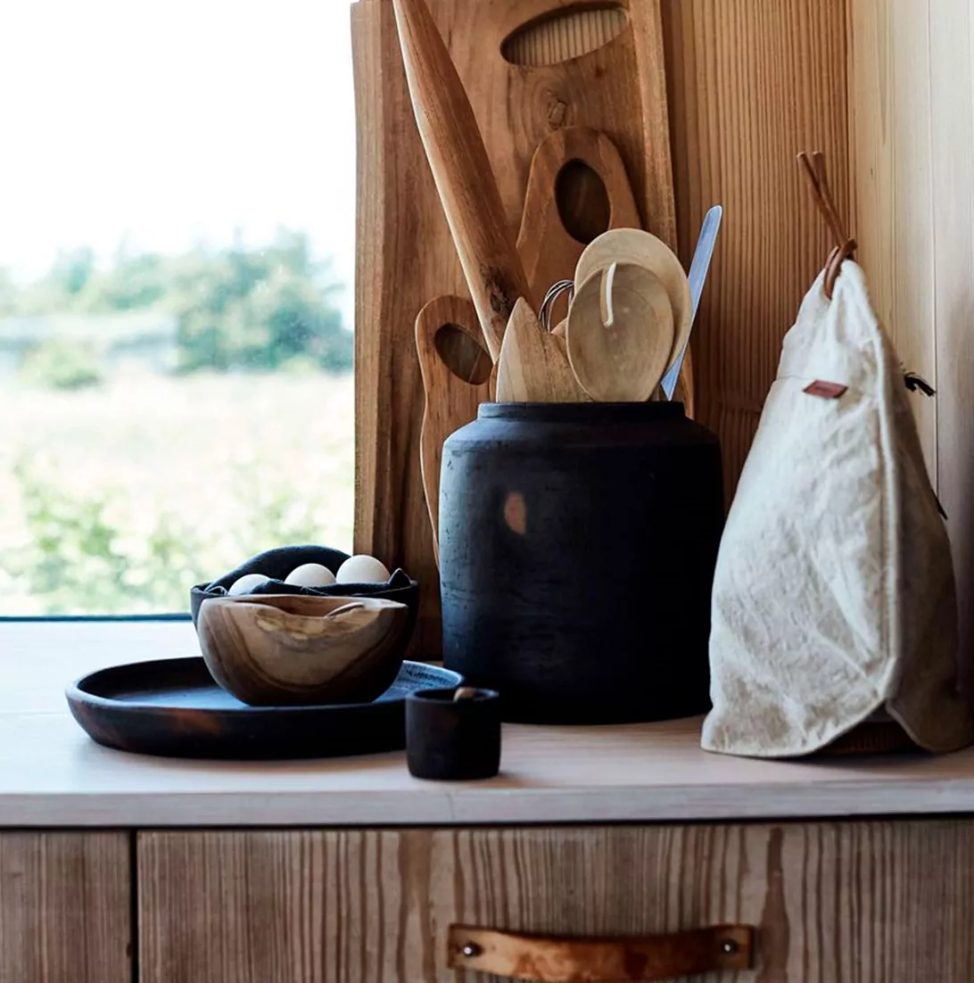 Miseczka drewniana tekowa Rustic Muubs Natural Home Decor
