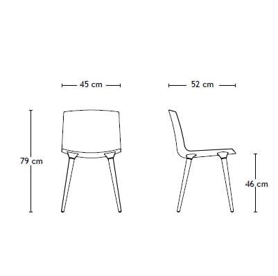 Desinerskie krzesło skandynawskie Tac Andersen Furniture Natural Home Decor