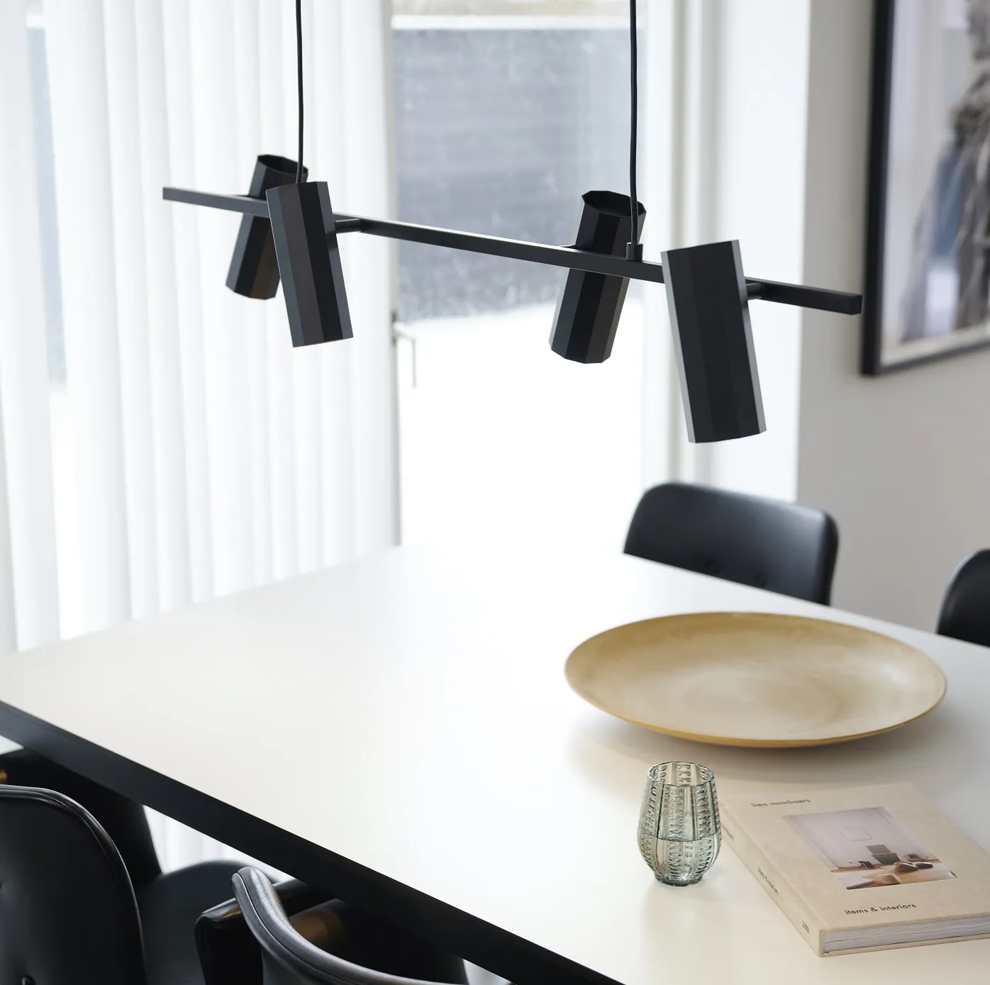 Lampa nad stół Alanis Nordlux czarna Natural Home Decor
