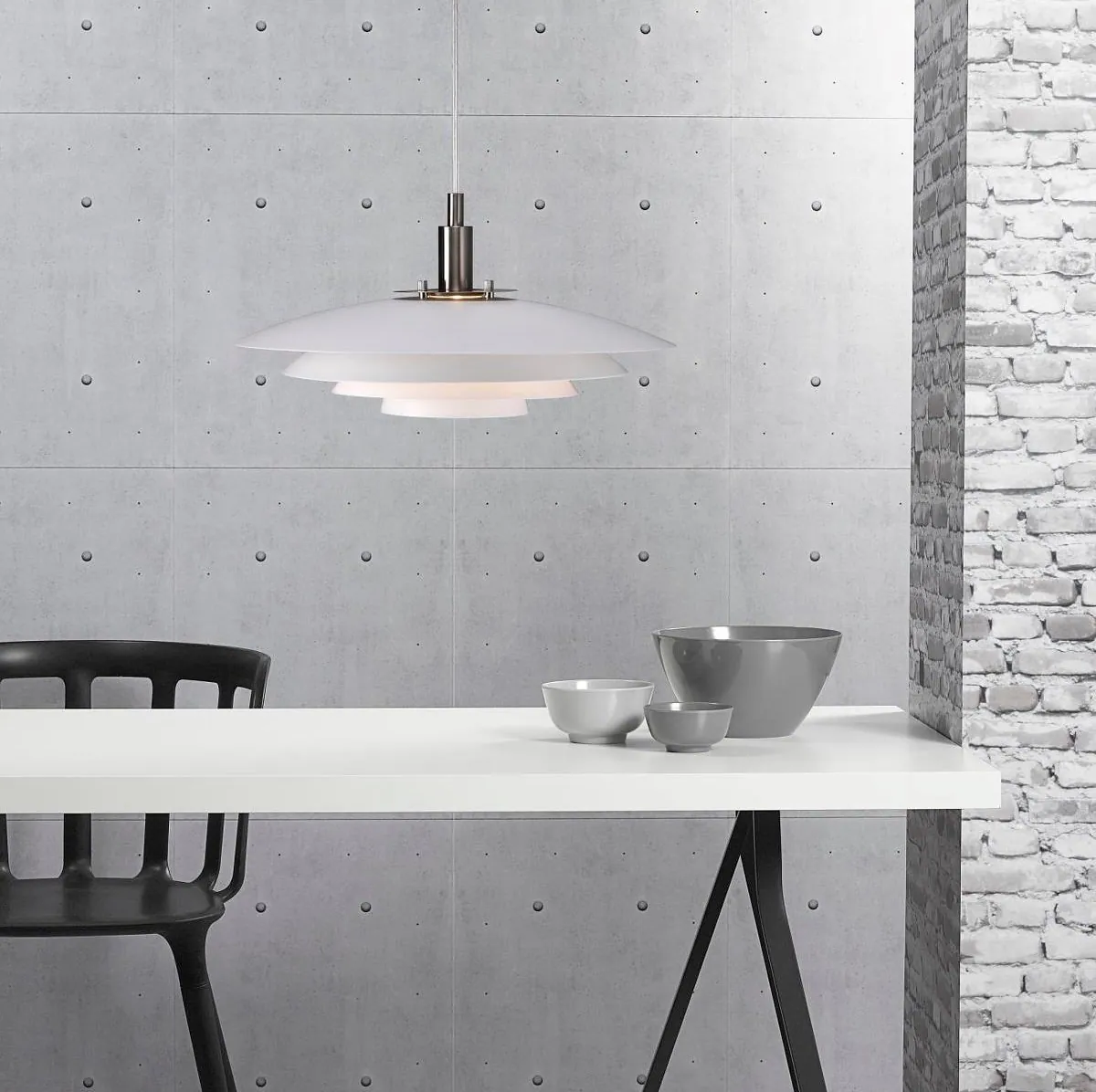Lampa sufitowa dekoracyjna biała Bretagne Nordlux Natural Home Decor