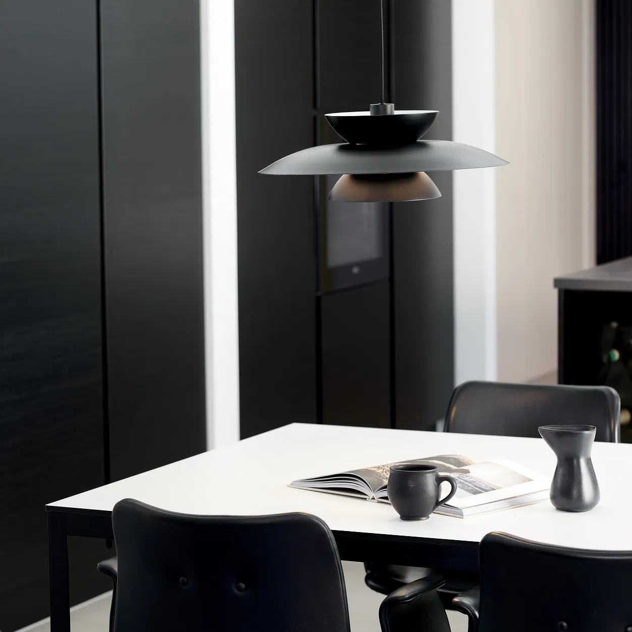 Designerska lampa wisząca czarna Carmen Nordlux Natural Home Decor