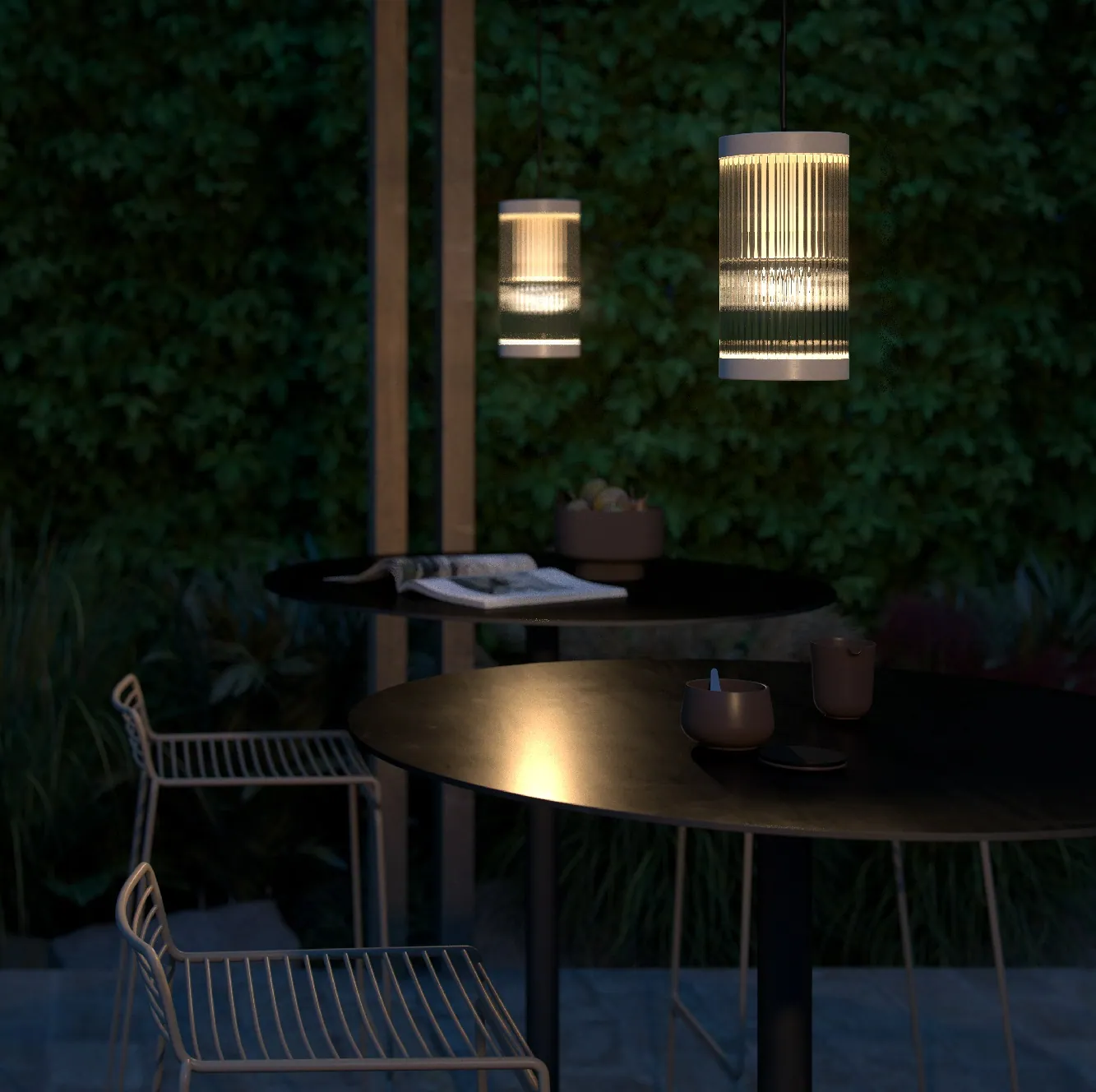 Lampa zewnętrzna wisząca Coupar Nordlux czarna Natural Home Decor