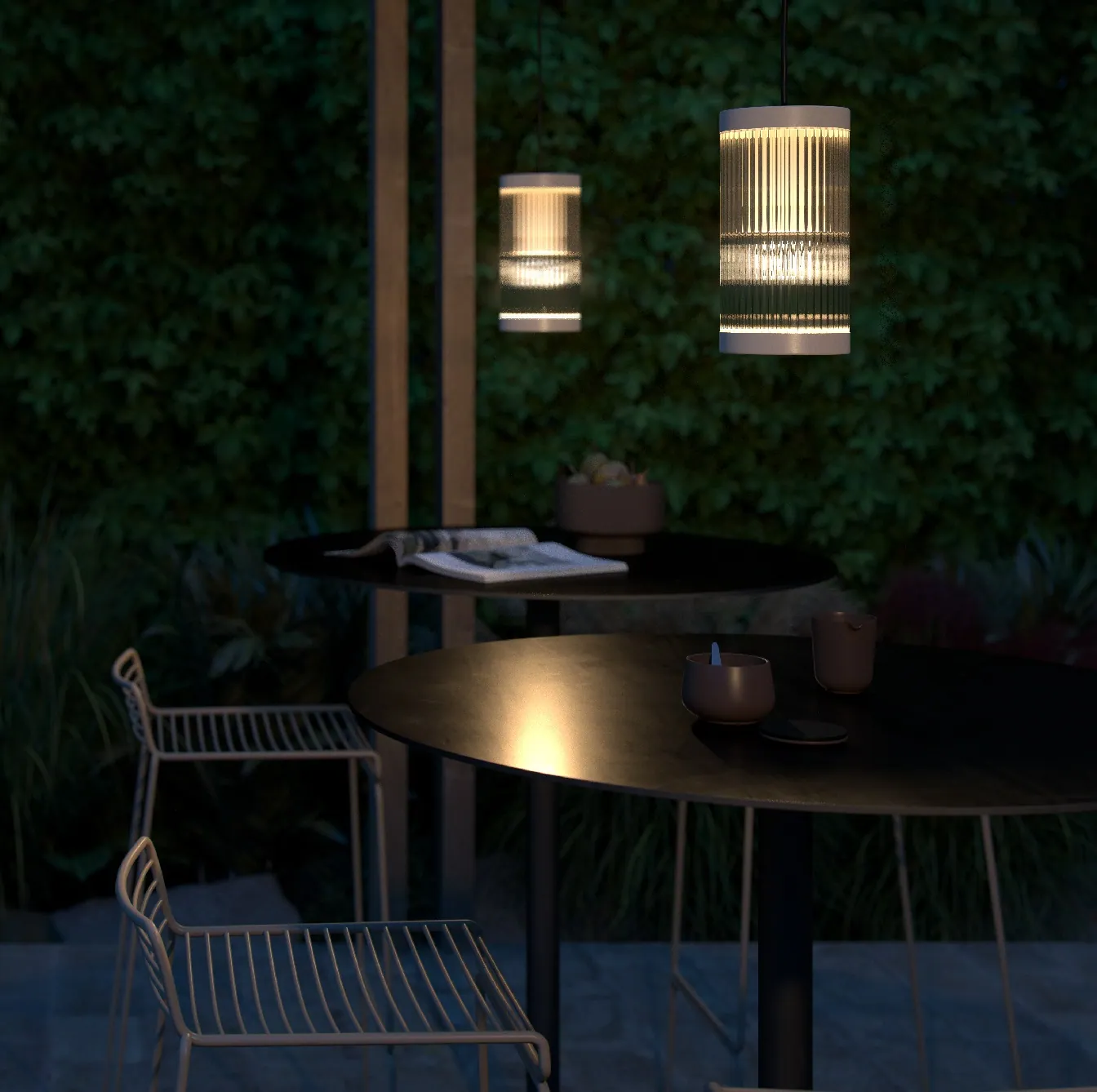 Lampa zewnętrzna wisząca Coupar Nordlux czarna Natural Home Decor