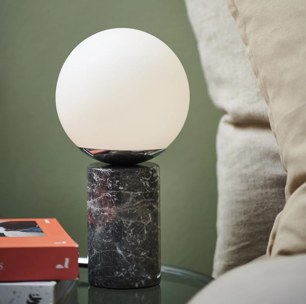 Lampa stolowa marmurowa Lilly Nordlux Natural Home Decor