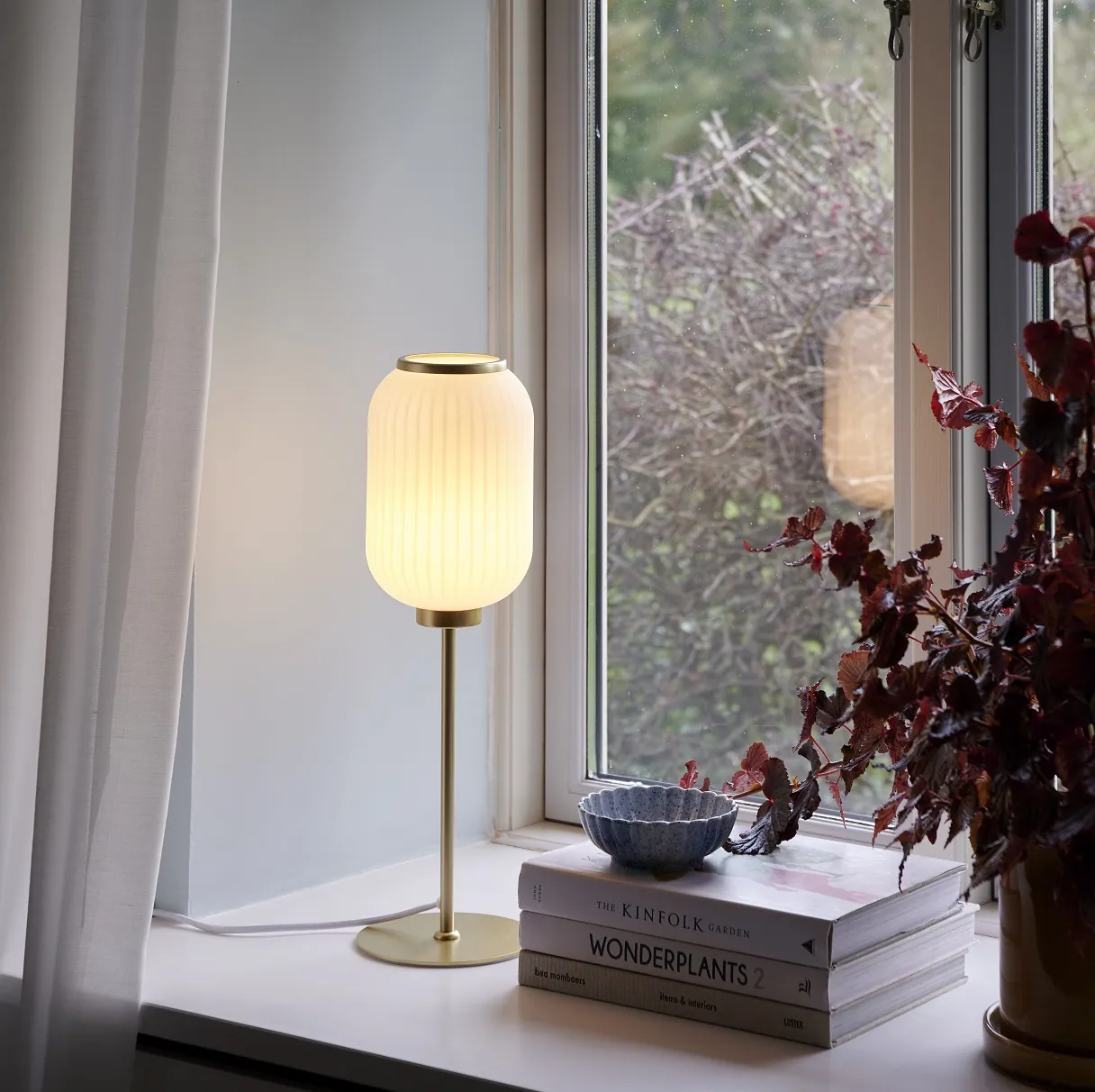 Lampa stołowa Milford Brass Nordlux Natural Home Decor
