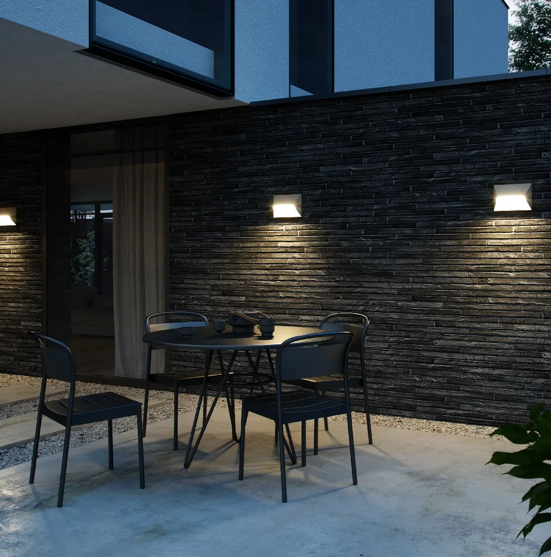 Kinkiet zewnętrzny nowoczesny Pontio Nodlux Natural Home Decor