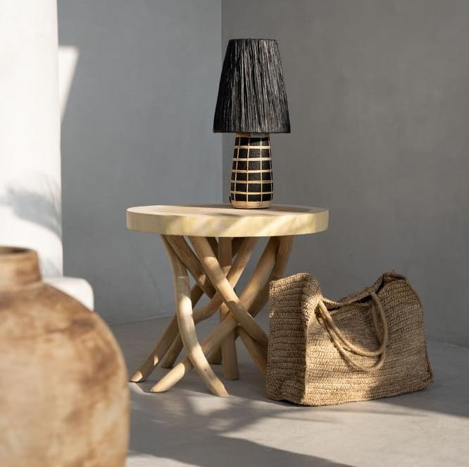 Torba pleciona z rafii Natural Home Decor
