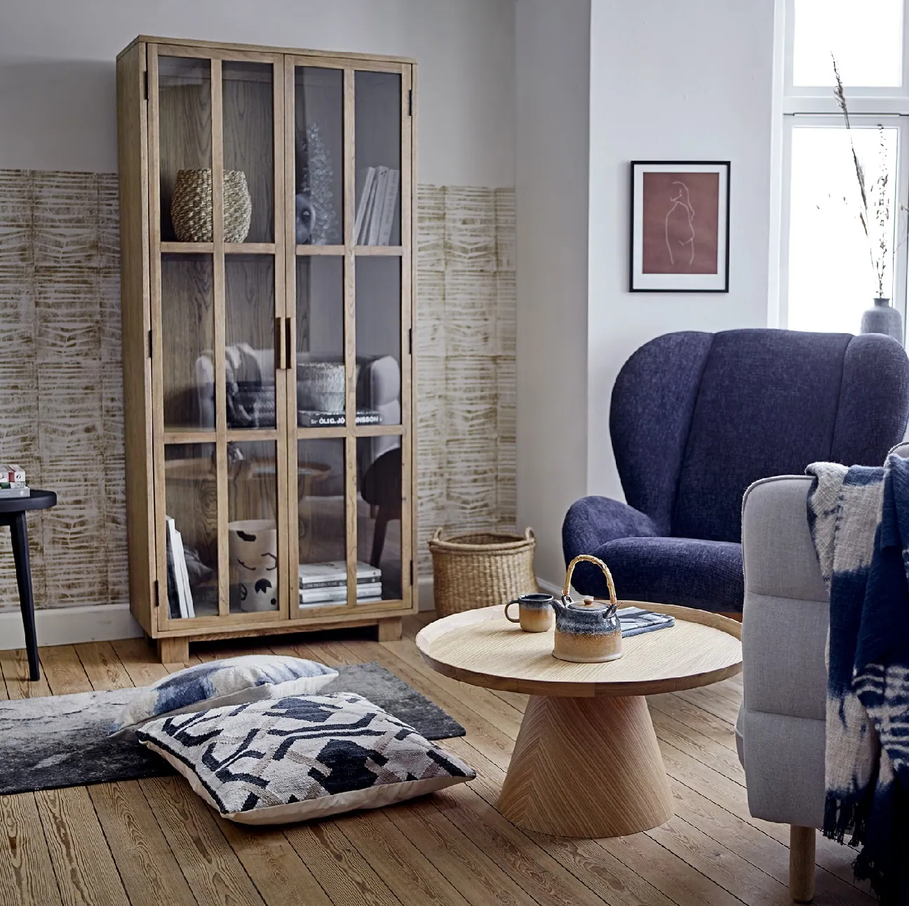 stolik kawowy Launa Tall Bloomingville Natural Home Decor