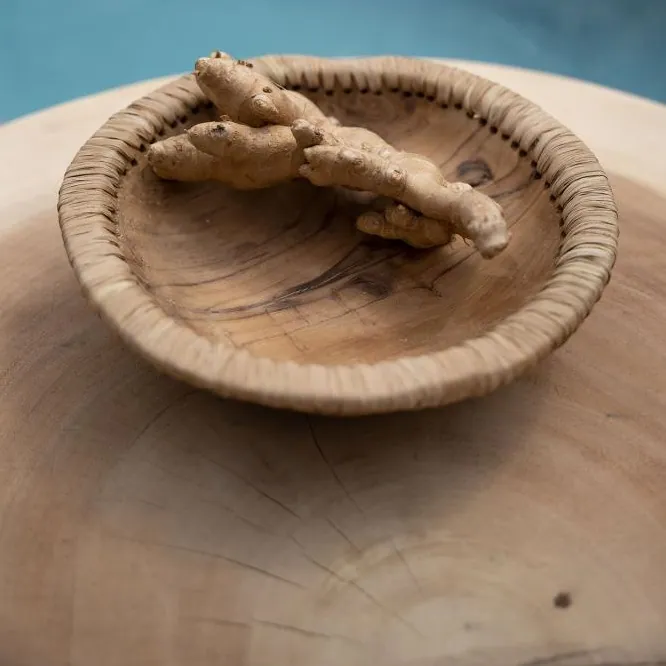miska drewniana z teaku Natural Home Decor