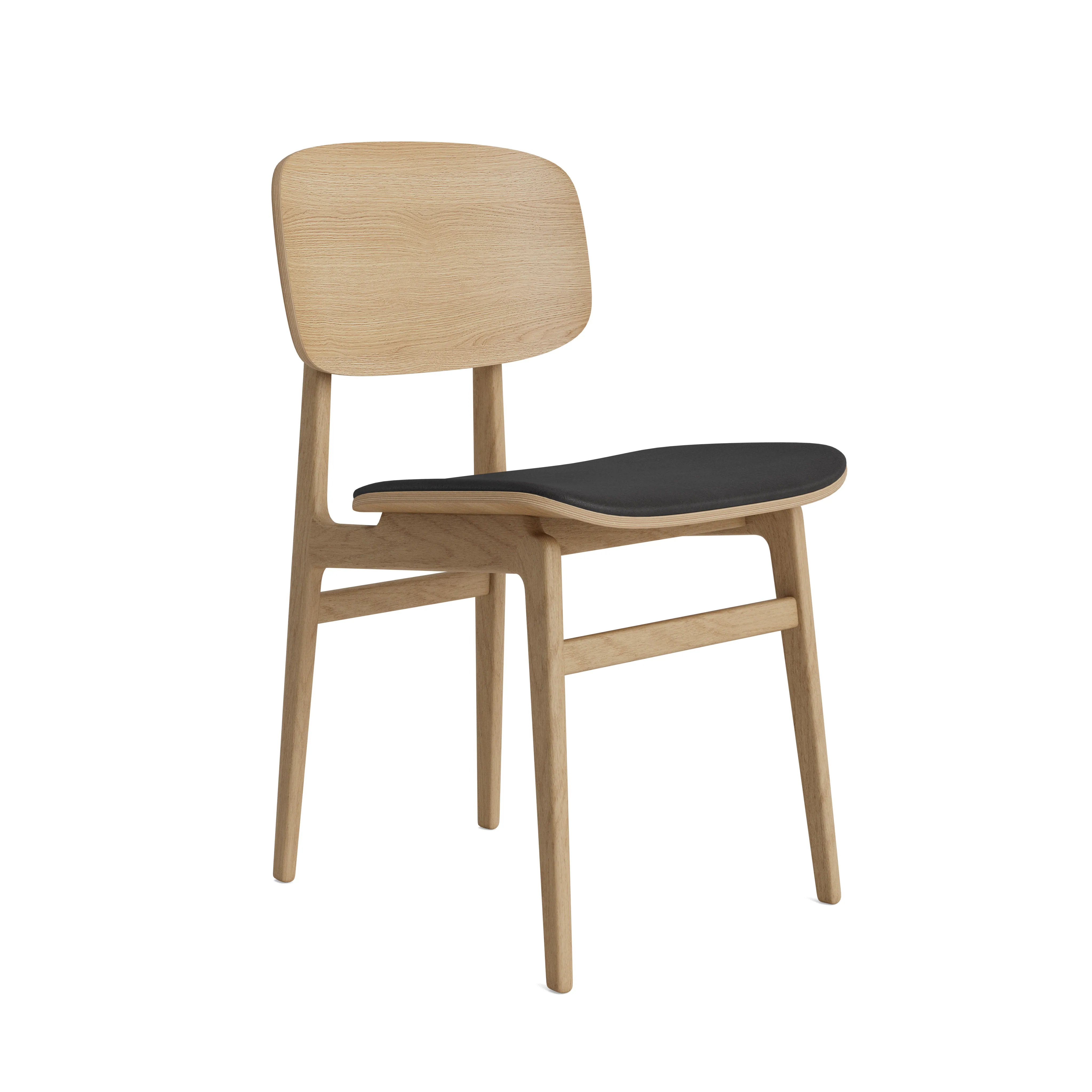Krzesło drewniane tapicerowane skórzane NY11 Norr11 Natural Home Decor