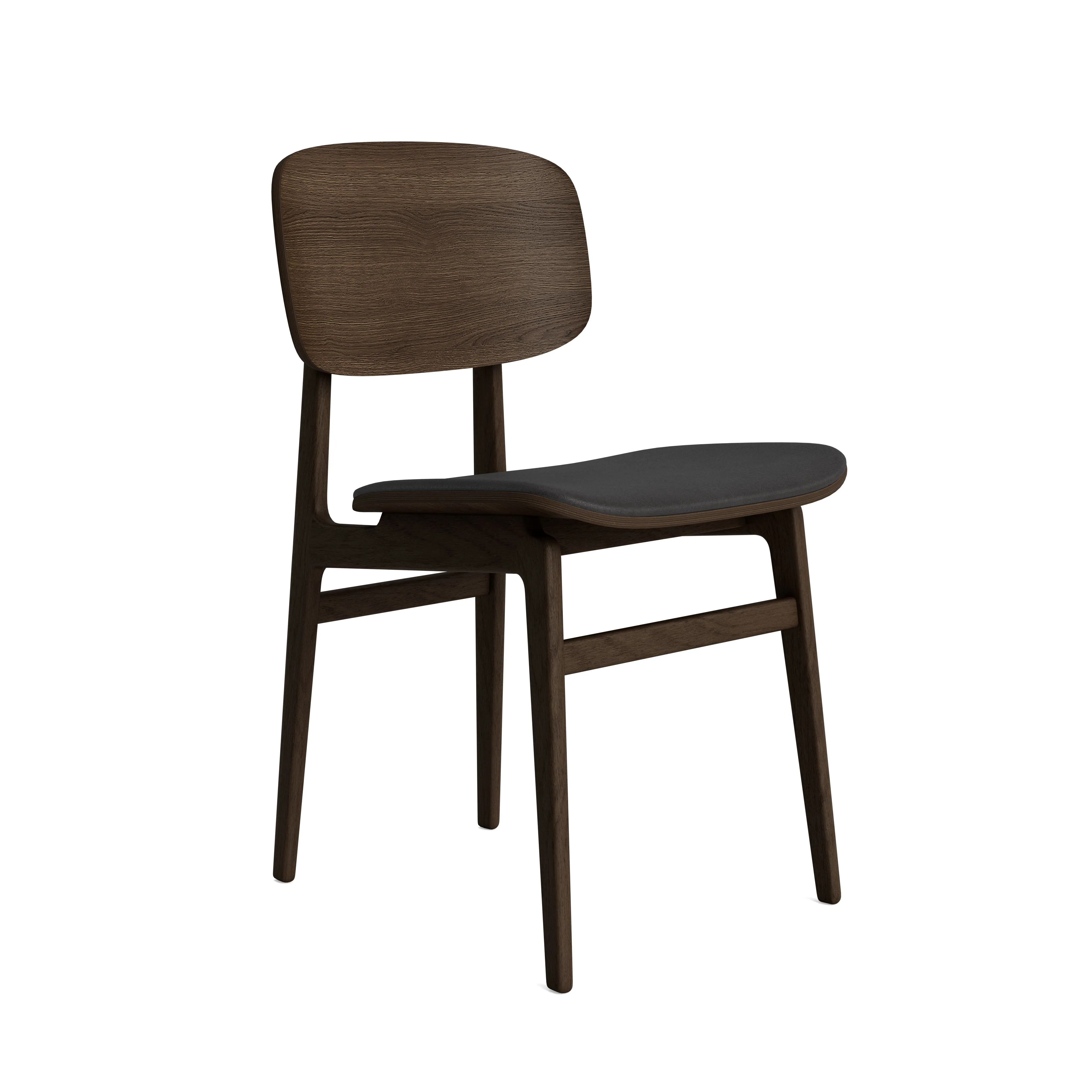 Krzesło drewniane tapicerowane skórzane NY11 Norr11 Natural Home Decor