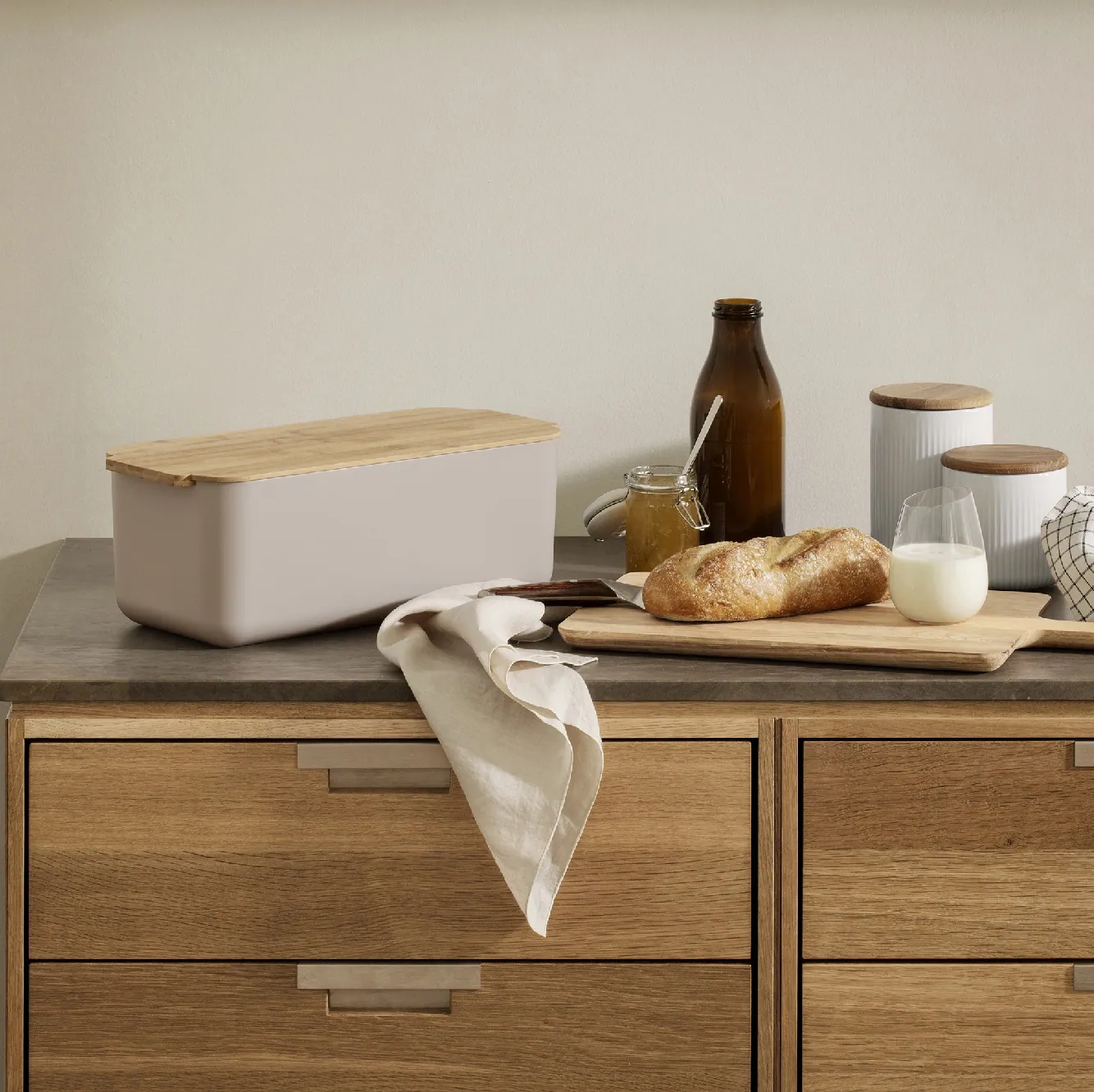 Chlebak beżowy piaskowy Sort Eva Solo Naturalhomedecor