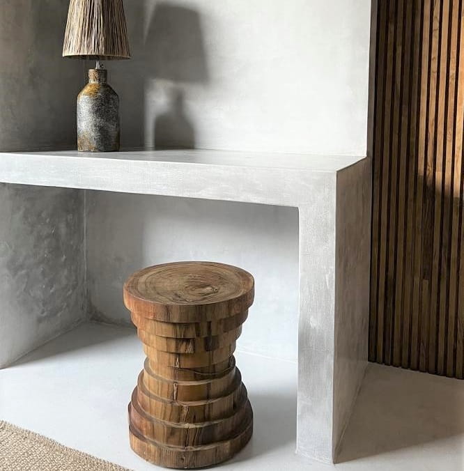 drewniany stolik designerski Natural Home Decor