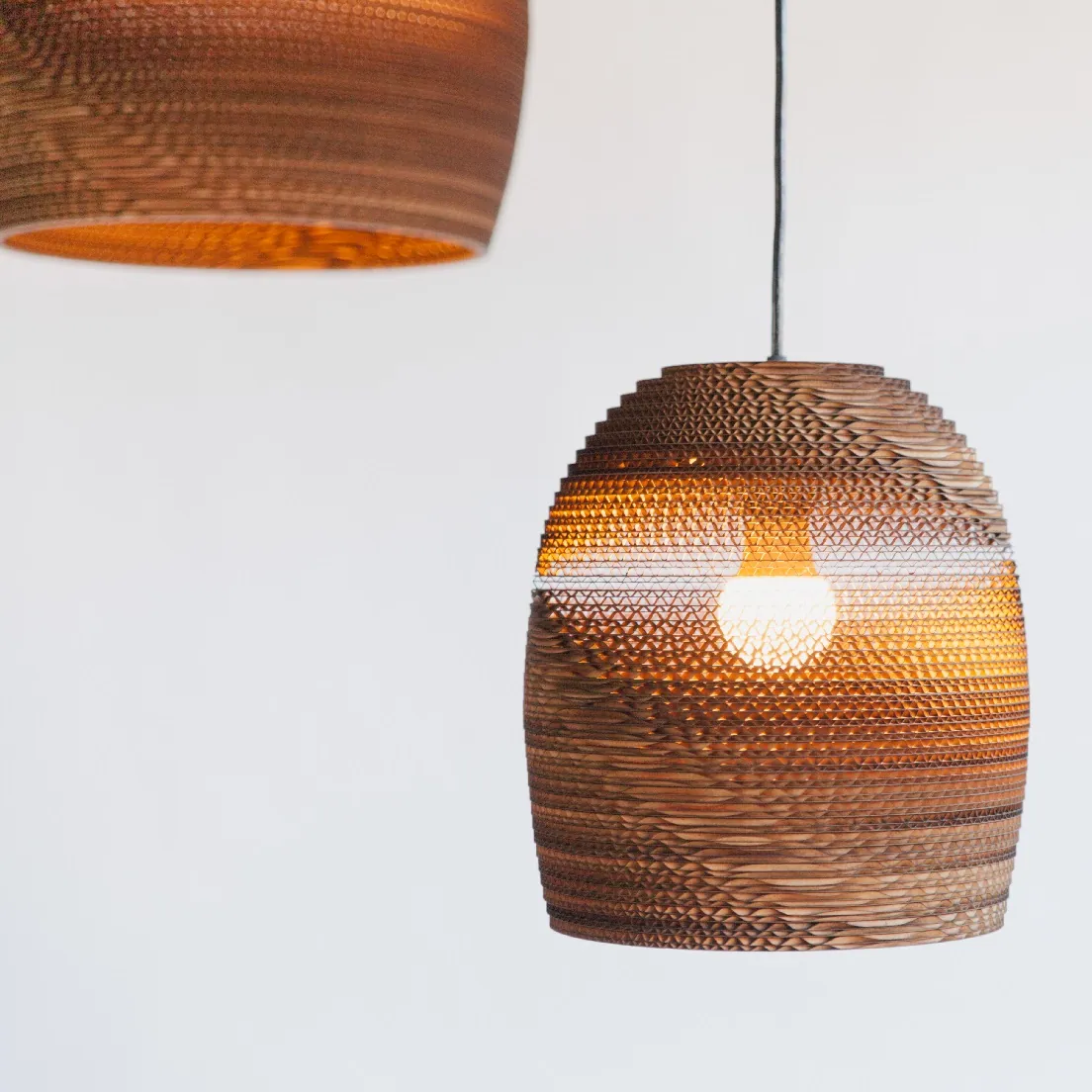 Designerska lampa wisząca Graypants Scraplights Natural Home Decor