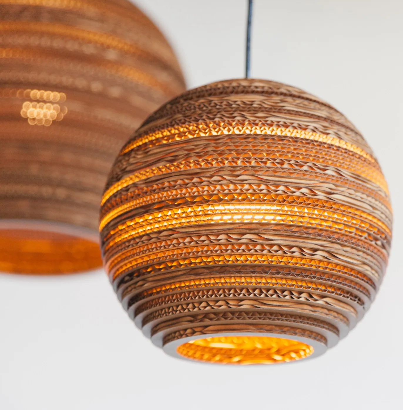 Lampa sufitowa designerska, lampa kula wisząca Graypants Natural Home Decor