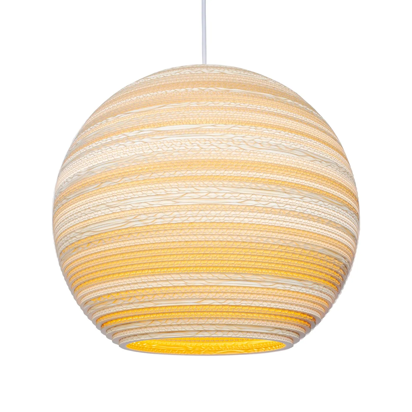 lampa kula wisząca Graypants Scraplights Blonde Home Decor