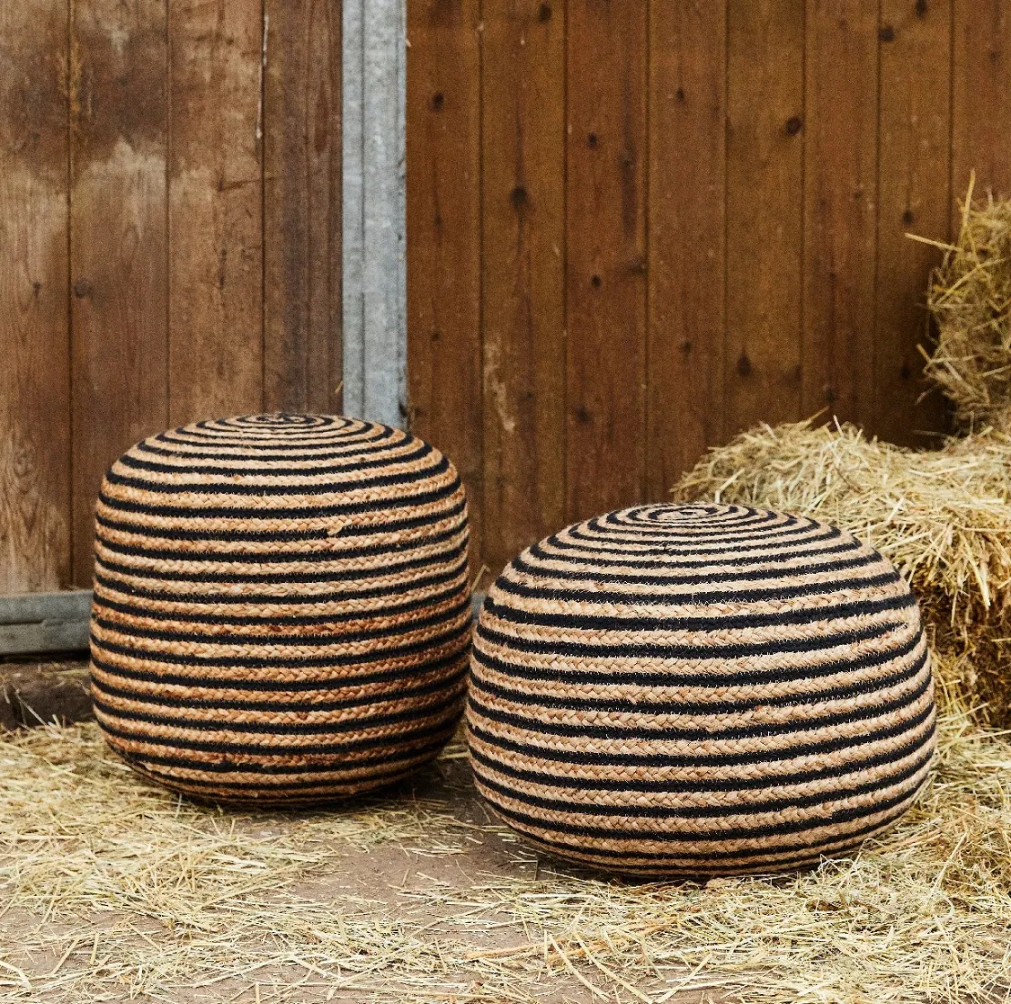 Pufa z juty Bombay Pomax naturalhomedecor