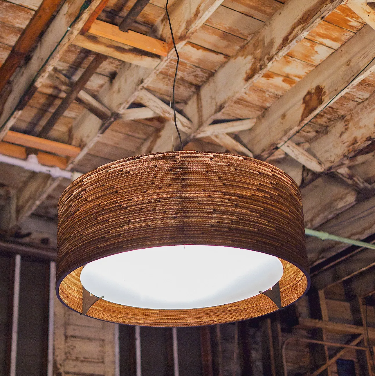lampa wisząca designerska Graypants Scraplights Natural Home Decor