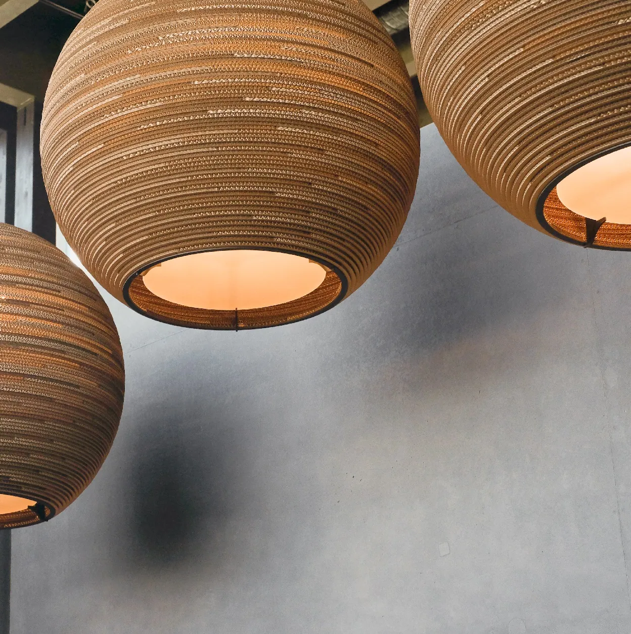 Lampa wisąca kula Sun32 Graypants Scraplights Natural Home Decor