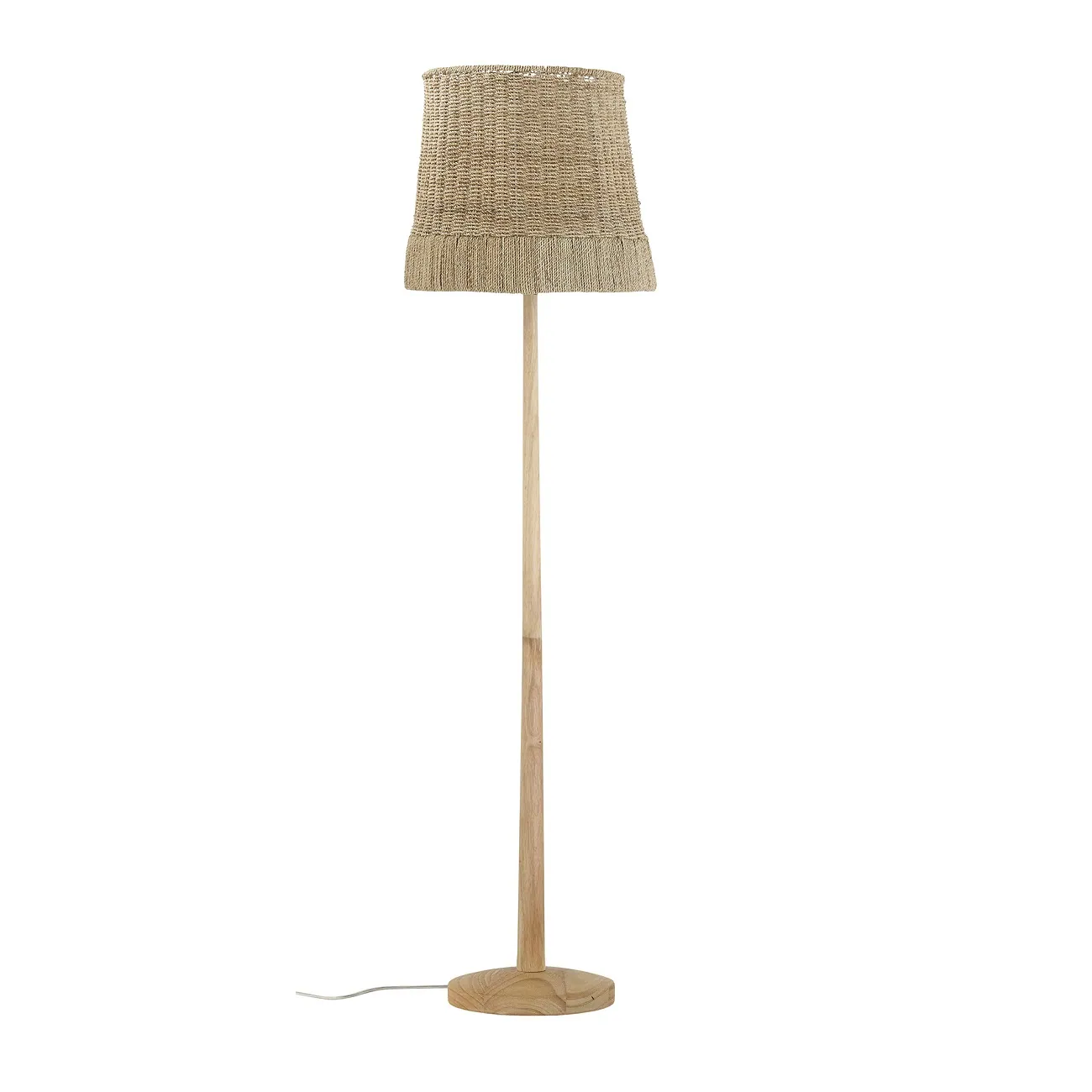 Lampa podłogowa rattanowa Kakasi Bloomingville natural home decor