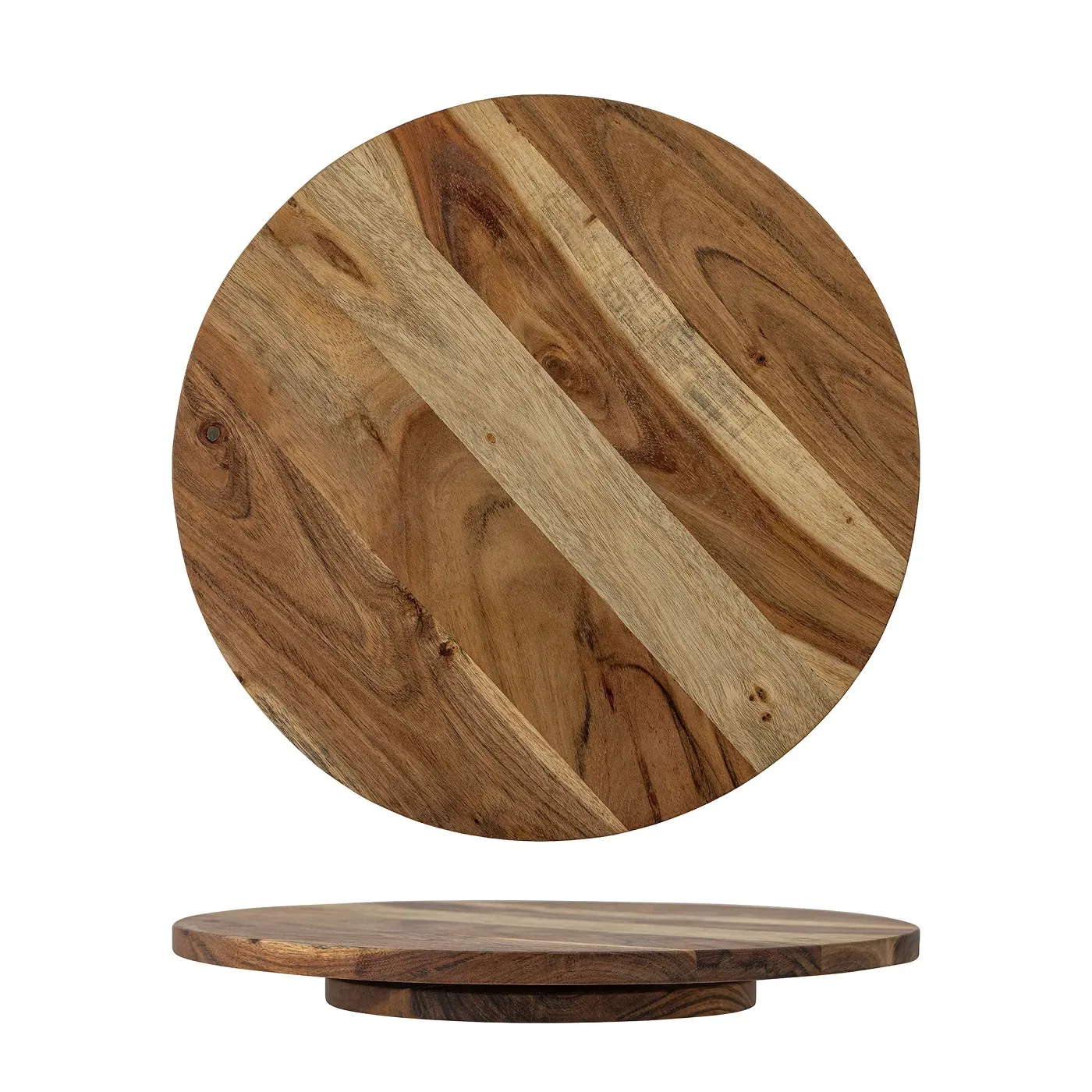 Bloomingville Elenor patera obrotowa drewniana - natural home decor