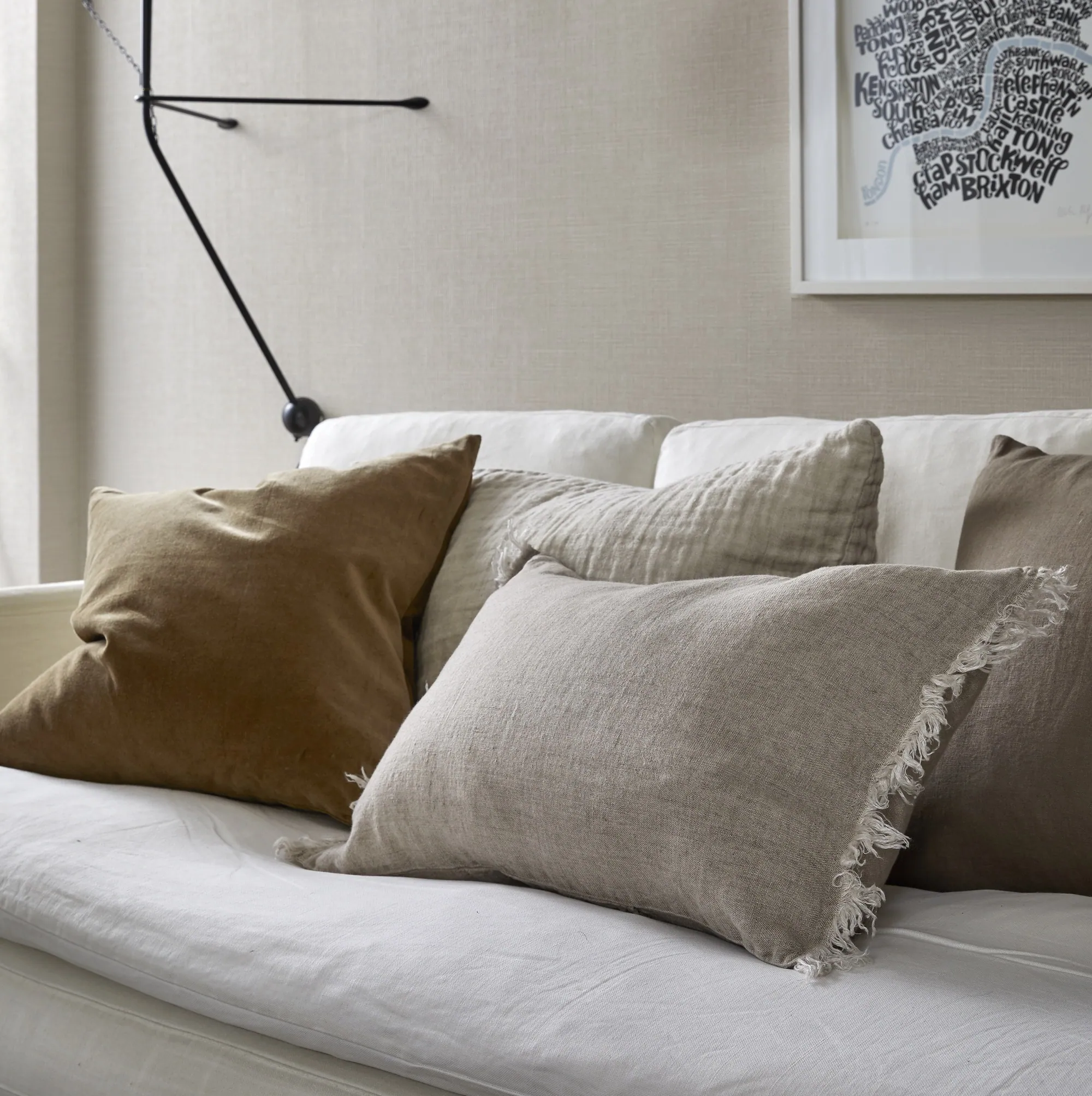 Poduszka dekoracyjna lniana Levelin Himla - naturalhomedecor