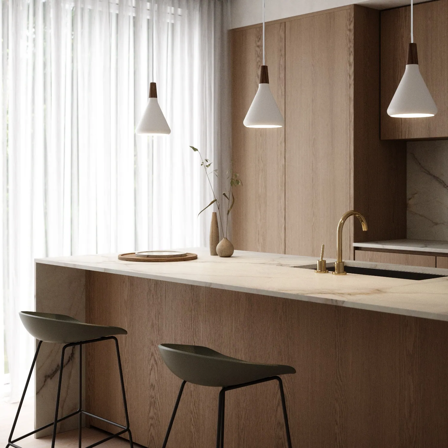 Lampa wisząca biała Nori DFTP Nordlux Natural Home Decor