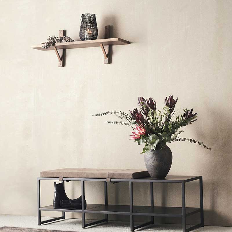 póła drewniana nowoczesna Toronto Muubs, Natural Home Decor