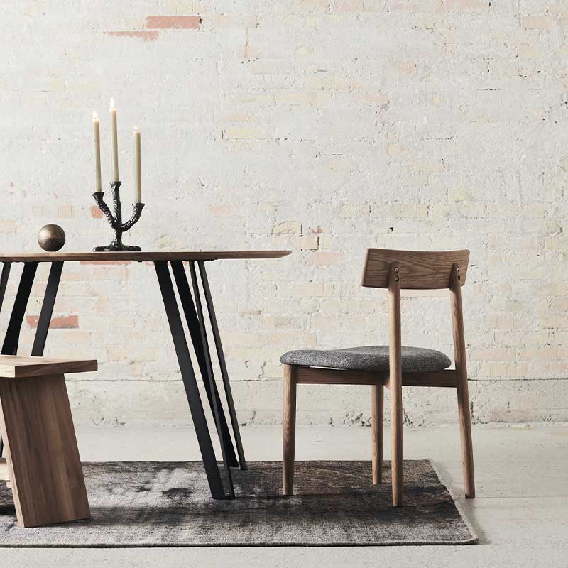 Krzesło do jadalni drewniane Muubs, sklep online, Natural Home Decor