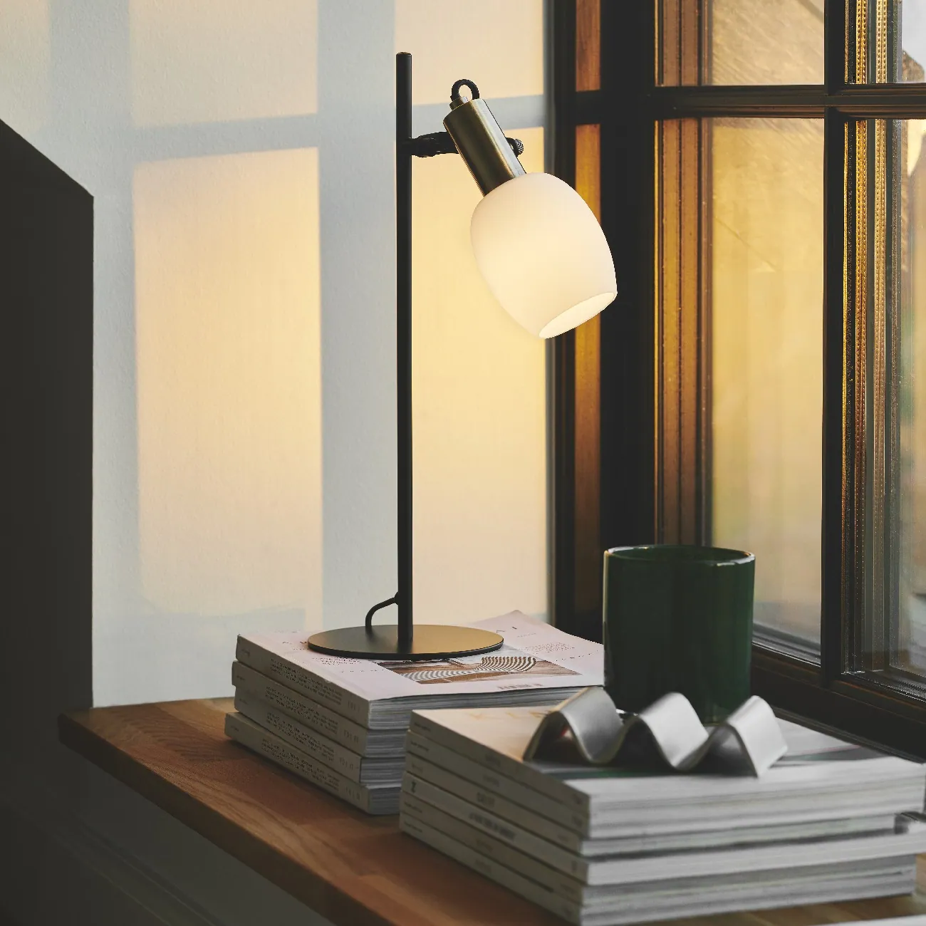 Lampa stołowa szklana Arild Nordlux Natural Home Decor