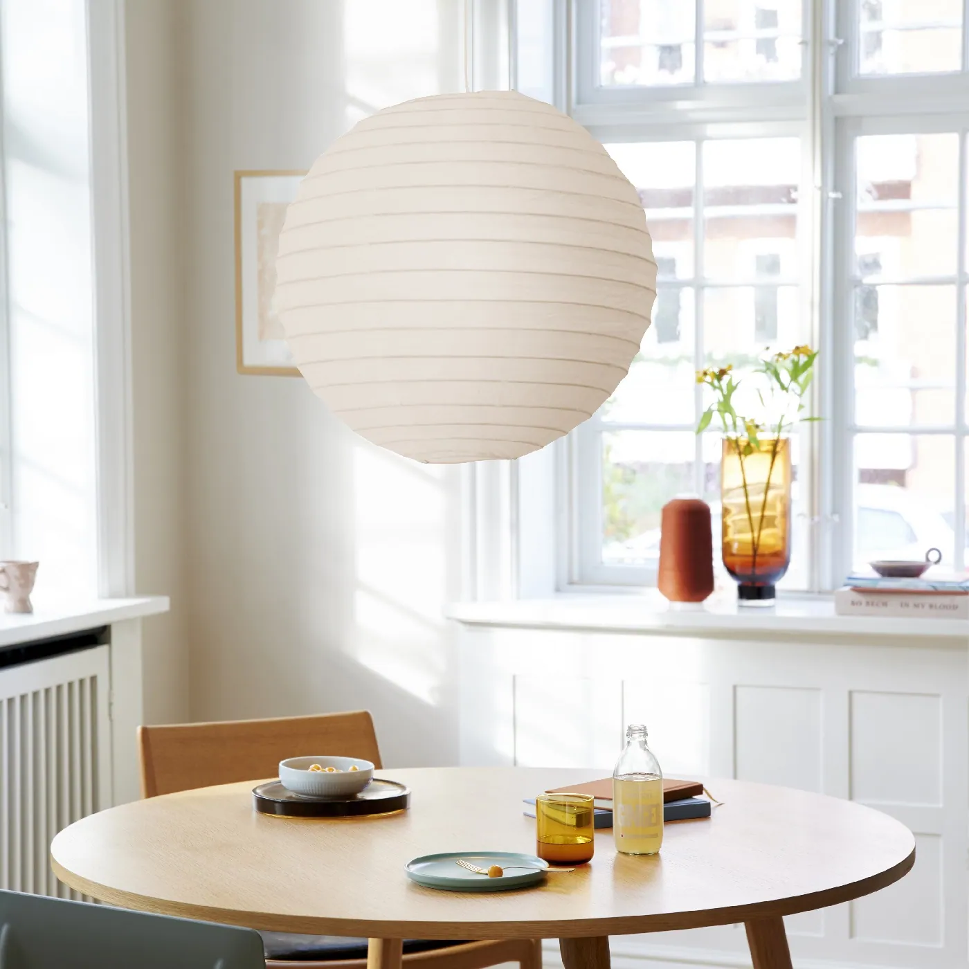abażur kula papierowa Riso Nordlux, sklep internetowy Natural Home Decor