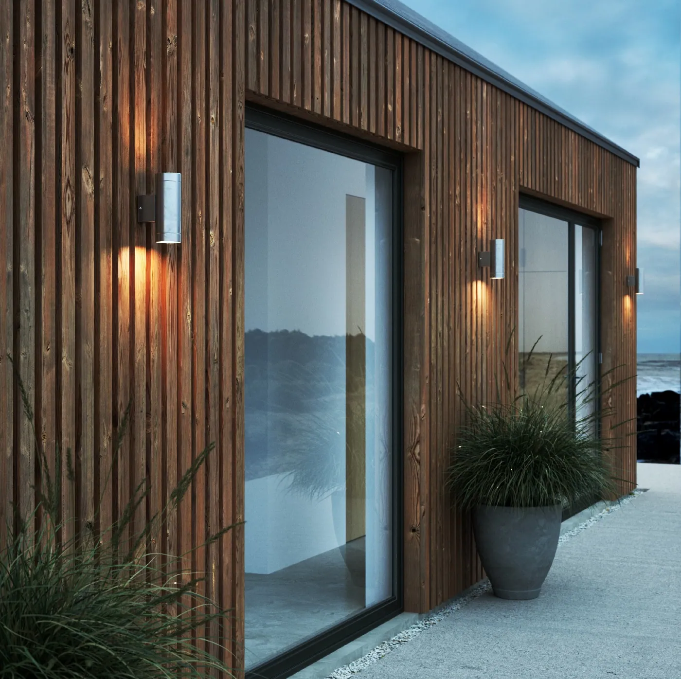Kinkiet zewnętrzny góra dół Tin Double Nordlux, sklep internetowy Natural Home Decor