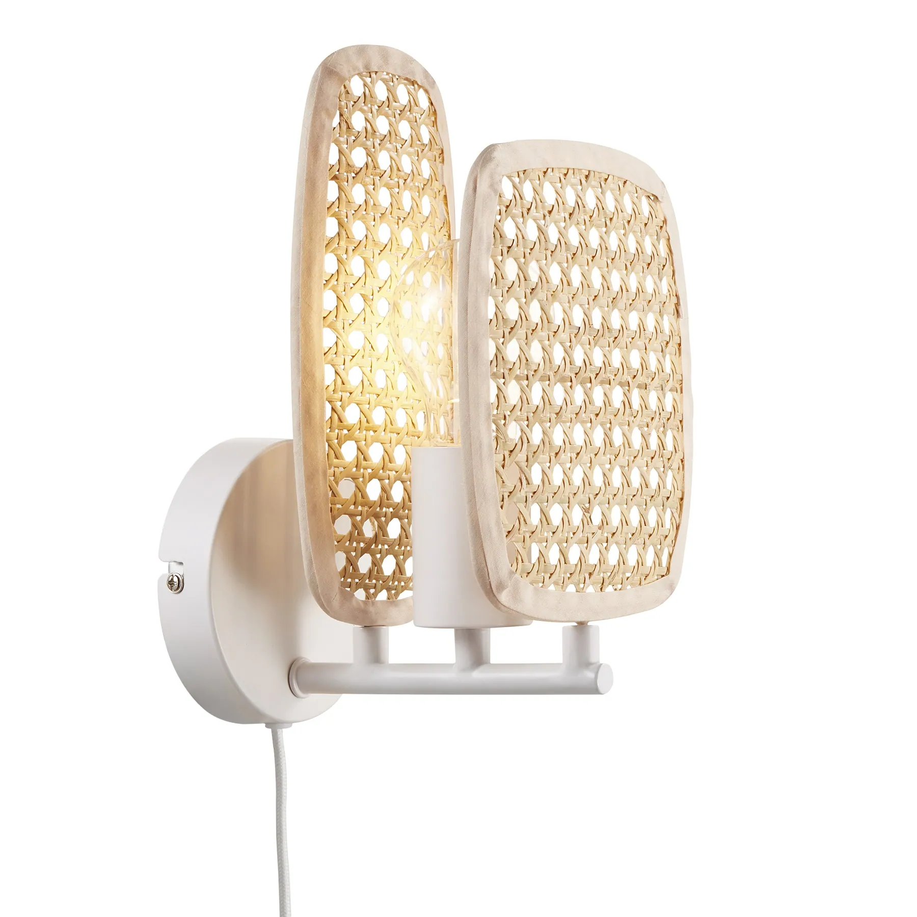 Rattanowy kinkiet boho Bali Nordlux, sklep internetowy Natural Home Decor