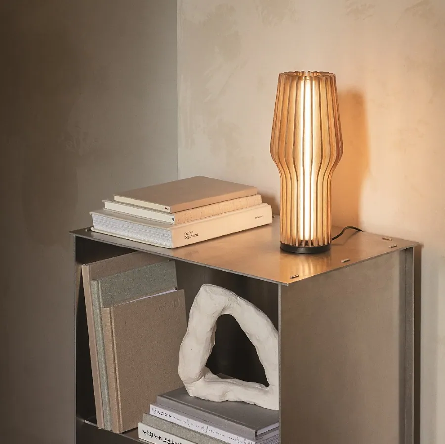 bezprzewodowa lampa stołowa designerska, naturalhomedecor