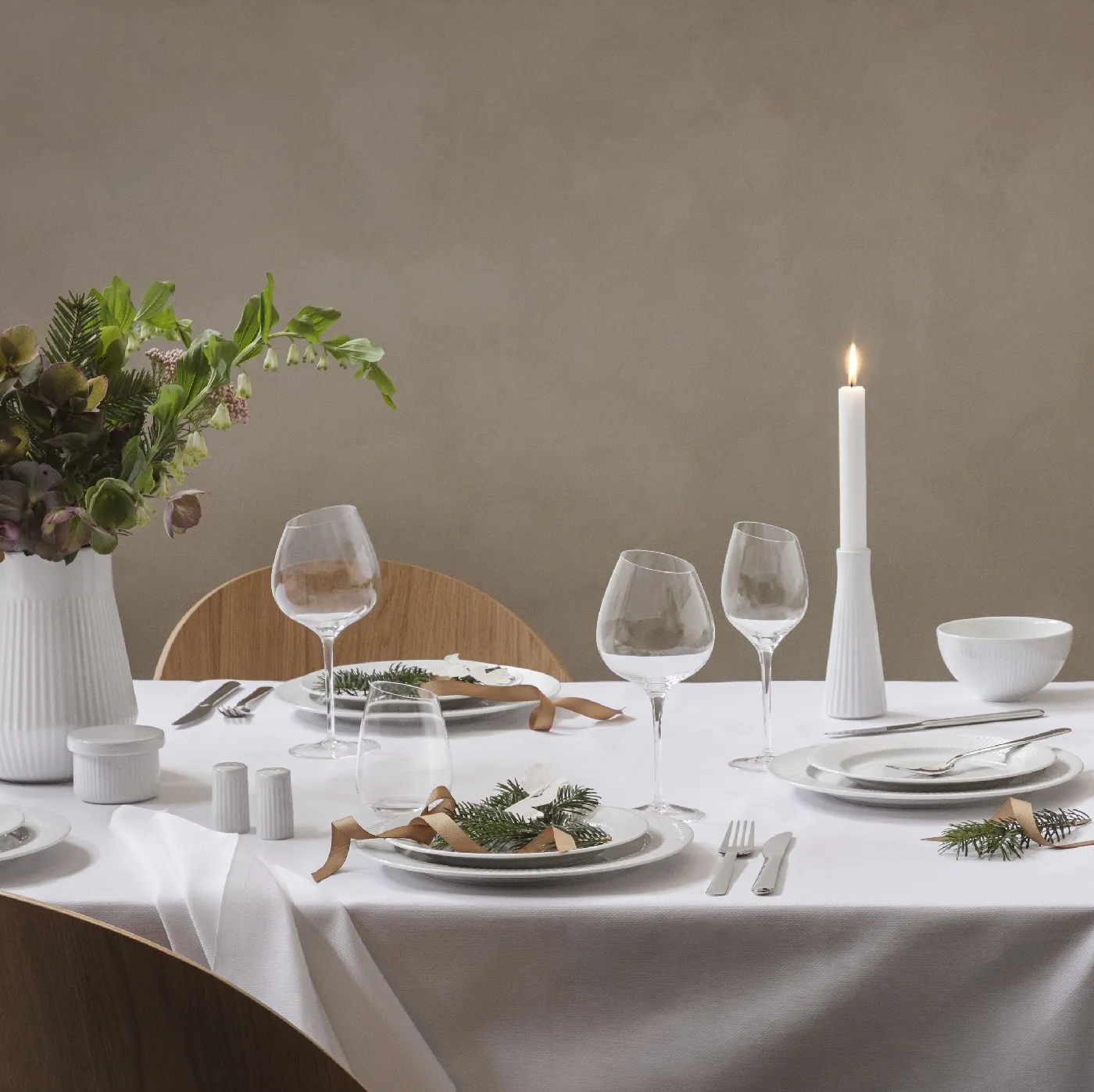 porcelanowa solniczka i pieprzniczka Legio Nova Eva Solo Natural Home Decor