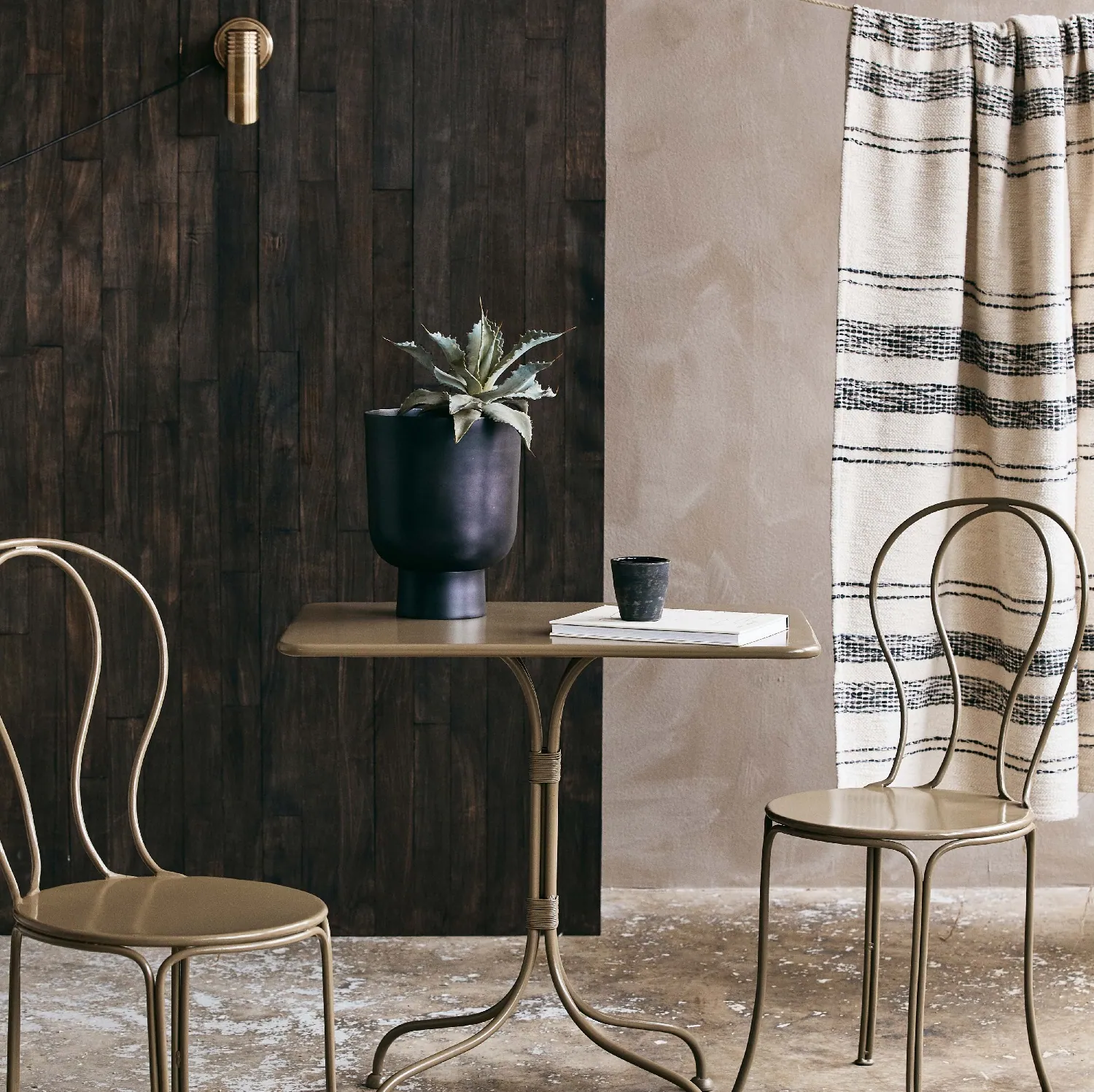 narzuta na łóżko w paski Anser Nordal, sklep internetowy Natural Home Decor