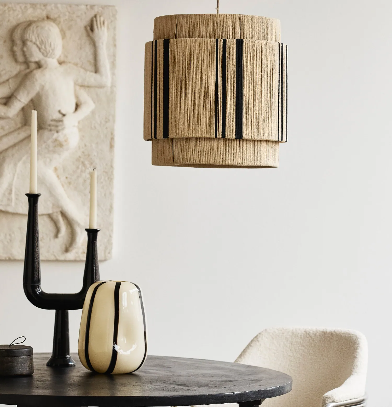 lampa wisząca ze sznurka Nordal, sklep internetowy Natural Home Decor
