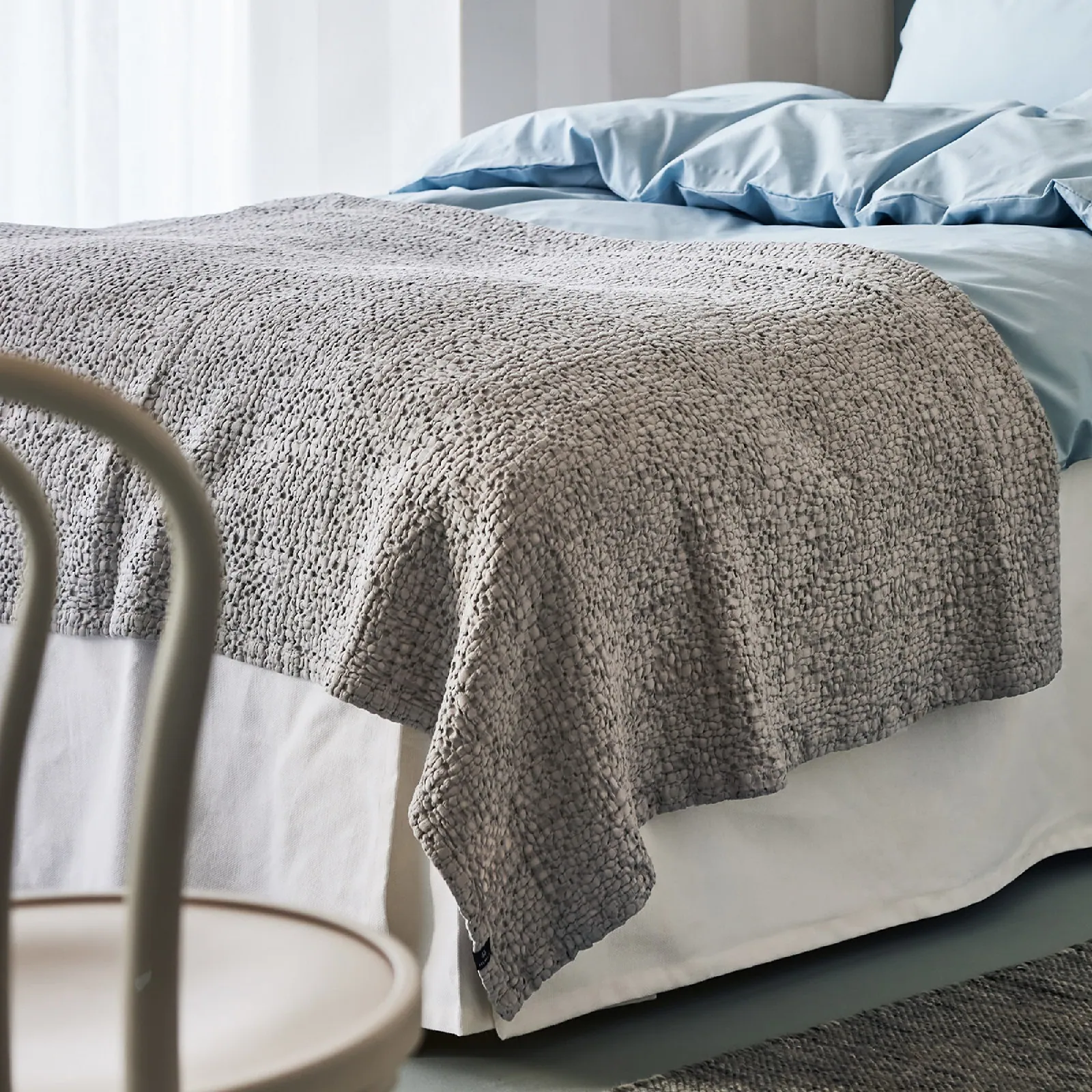Szara narzuta na łóżko Himla Dani, Natural Home Decor Himla