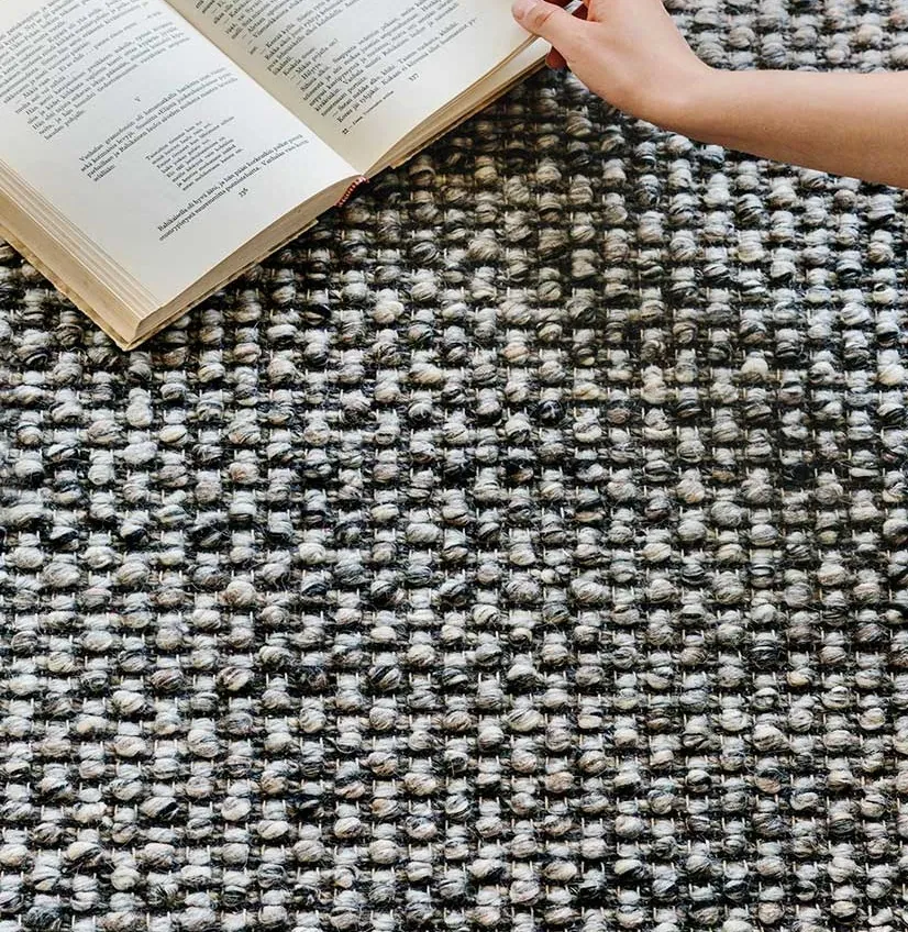dywanik wełniany faktura bąbelków Finarte Keto, sklep internetowy Natural Home Decor